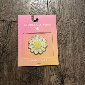 Stoney Clover Flower Sticker Patch NWT